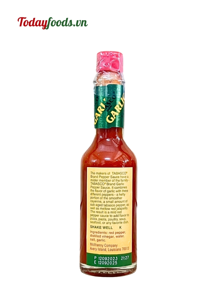 Sốt Ớt Tỏi Tabasco 60ML