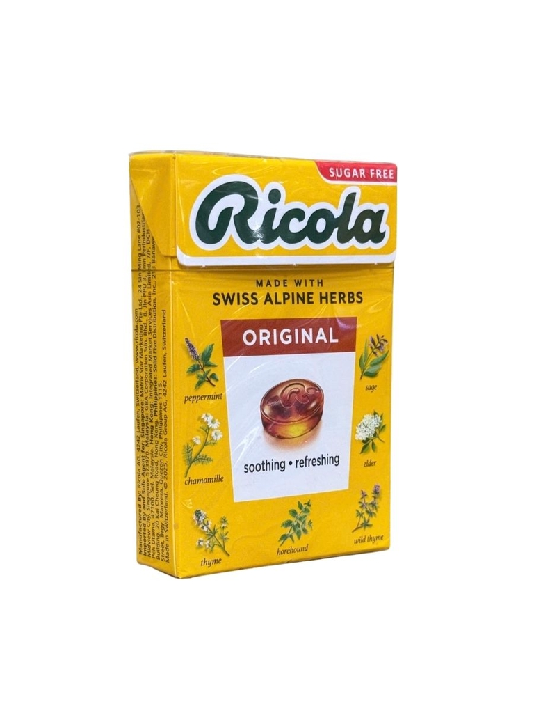 Kẹo ngậm thảo mộc Ricola Original không đường 40G