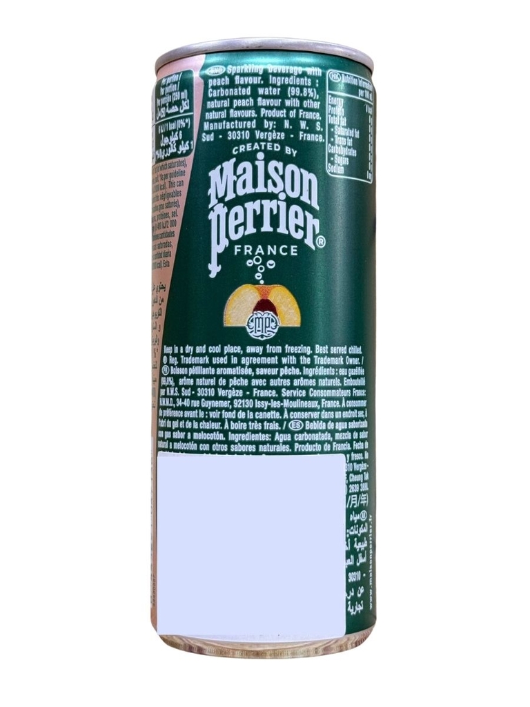 Nước Có Ga Perrier Hương Đào 250ML