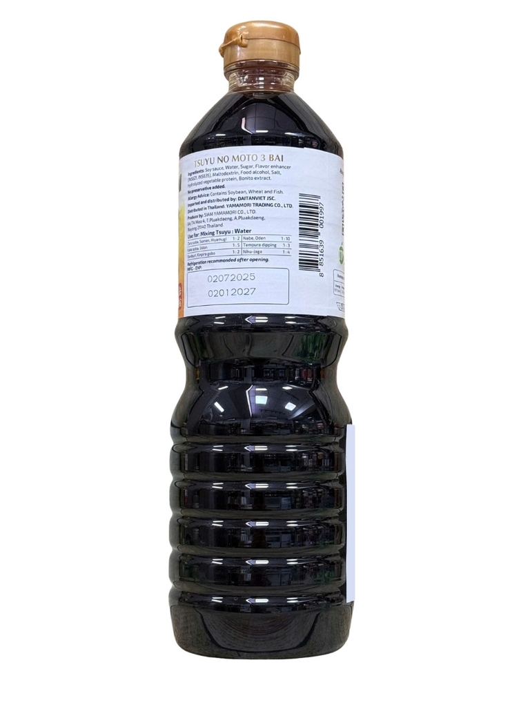 Nước sốt Tsuyu No Moto 3Bai 1L (đậm đặc 3 lần)