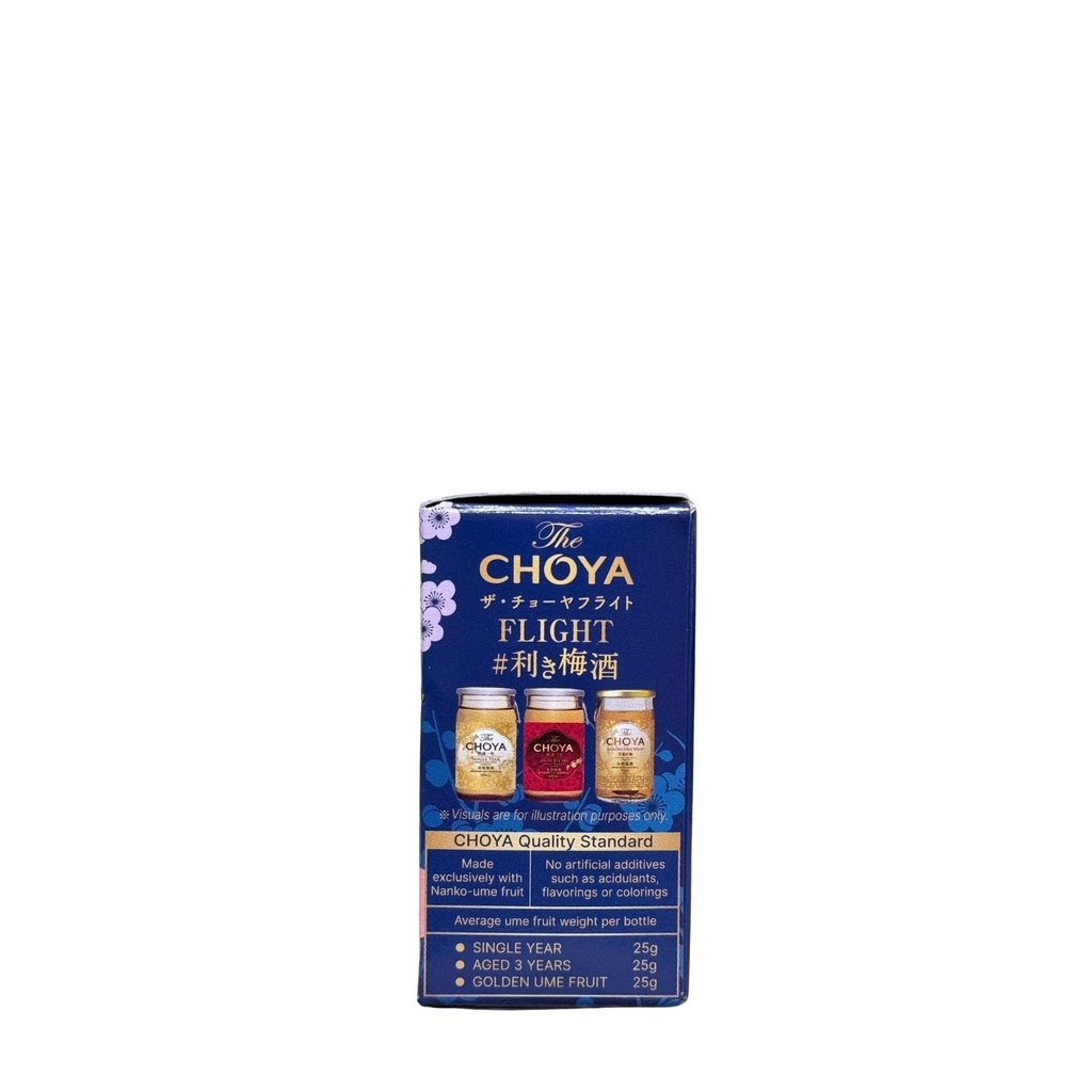 Rượu Mơ CHOYA Flight 15% 170ml (3 Chai Mini)