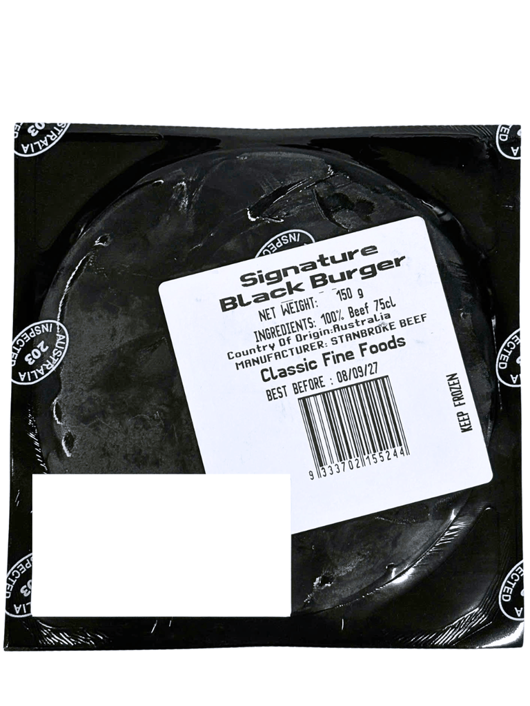 Thịt Bò Xay Burger Patty Black Angus 150G