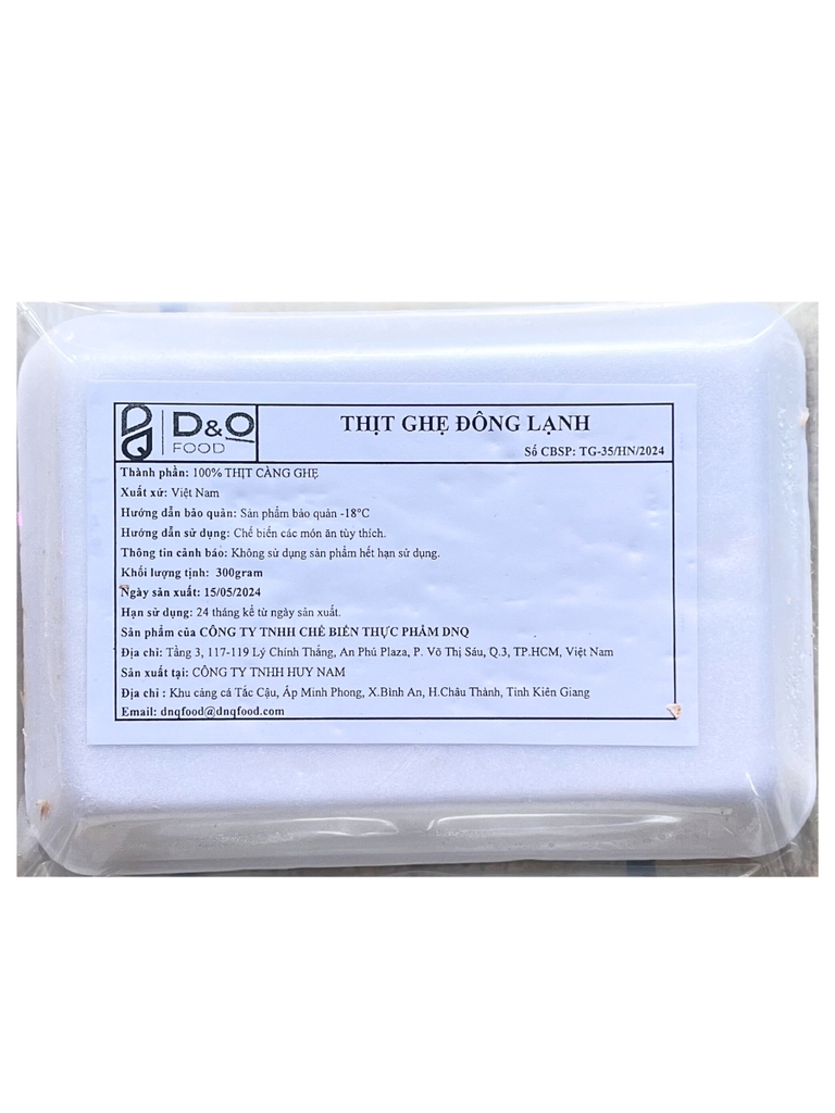 Thịt Càng Ghẹ Hấp Khay 300G