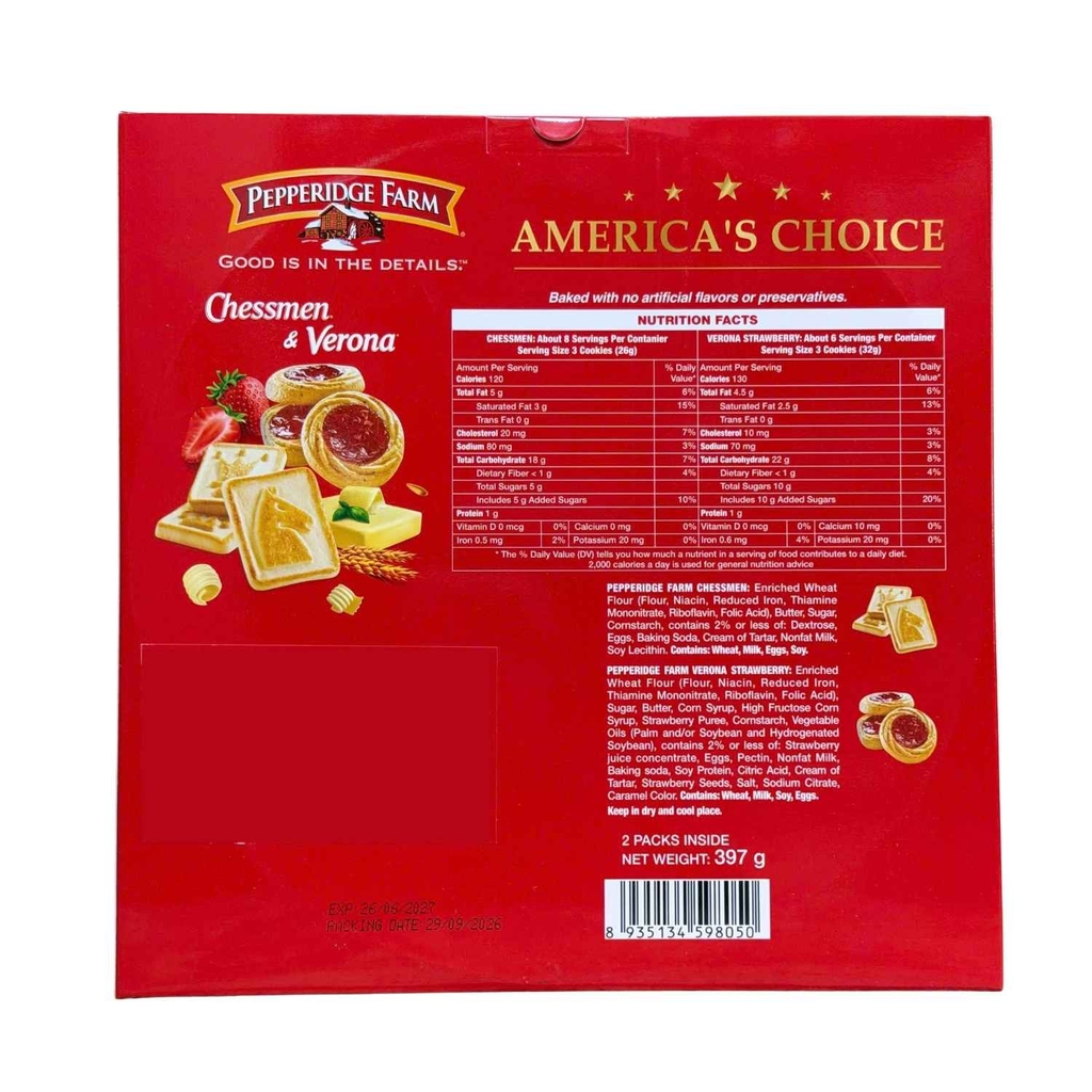 Bánh Quy Pepperidge Farm America's Choice 397G