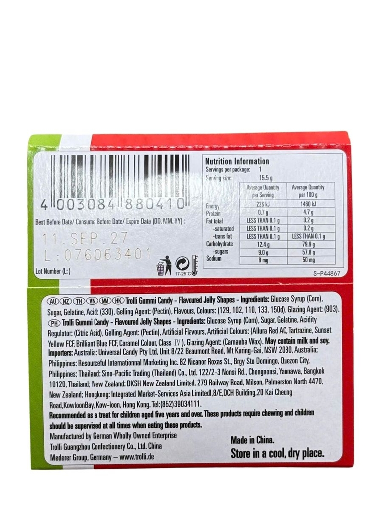 Kẹo Dẻo Trolli Hình Pizza 15.5G