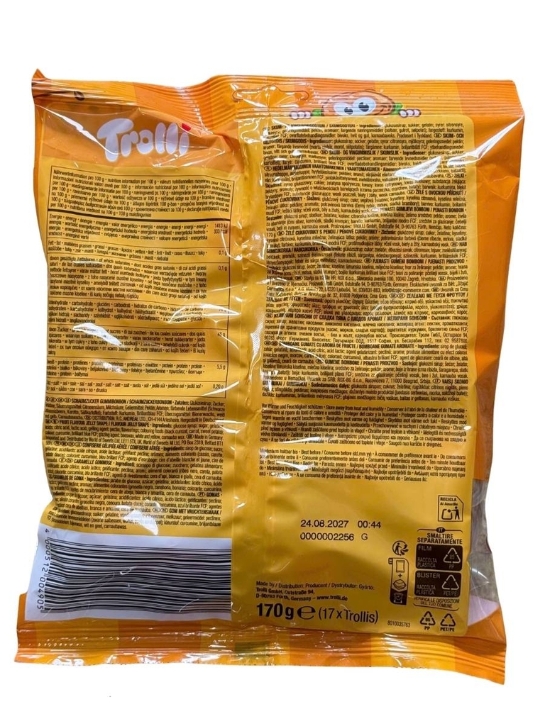 Kẹo Dẻo Trolli Party Burger Minis Vị Trái Cây 170G