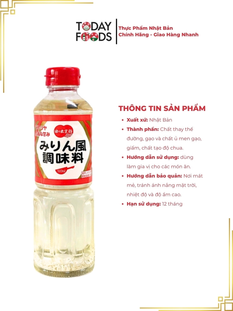 Mirin Nhật Hinode 500ML