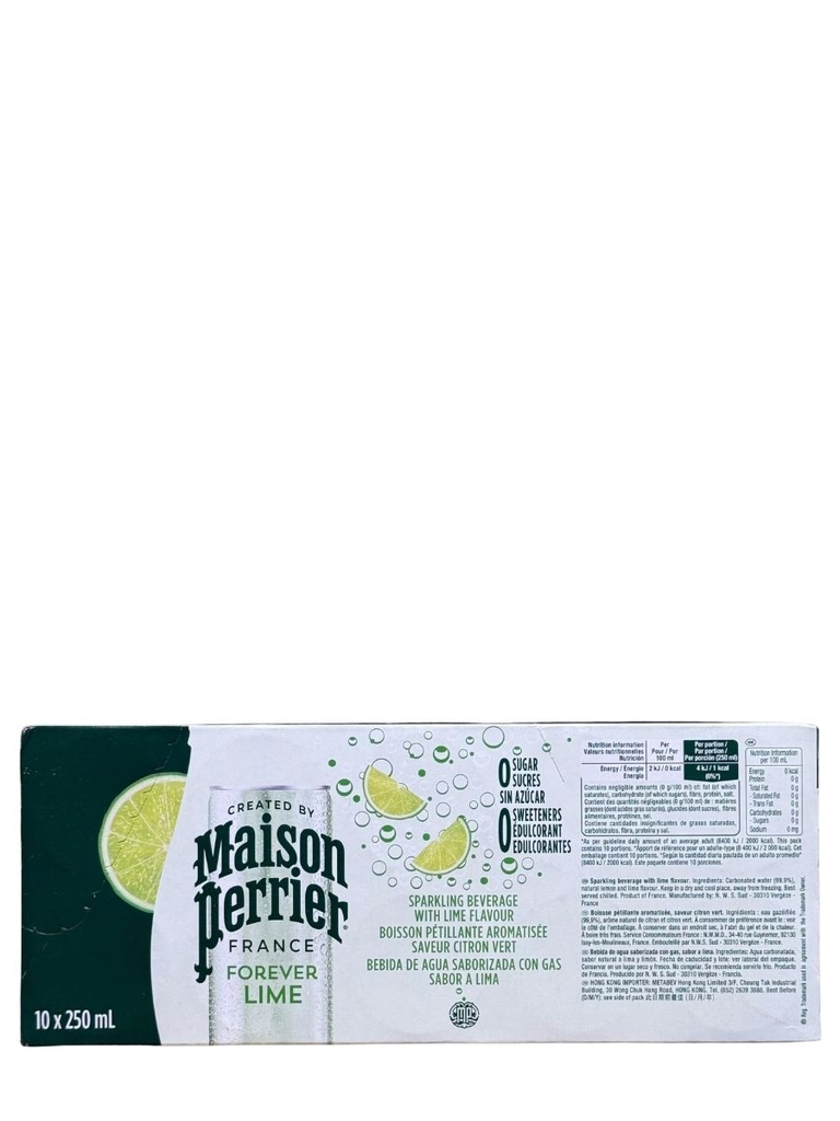 Nước Có Ga Perrier Chanh Xanh 250ML