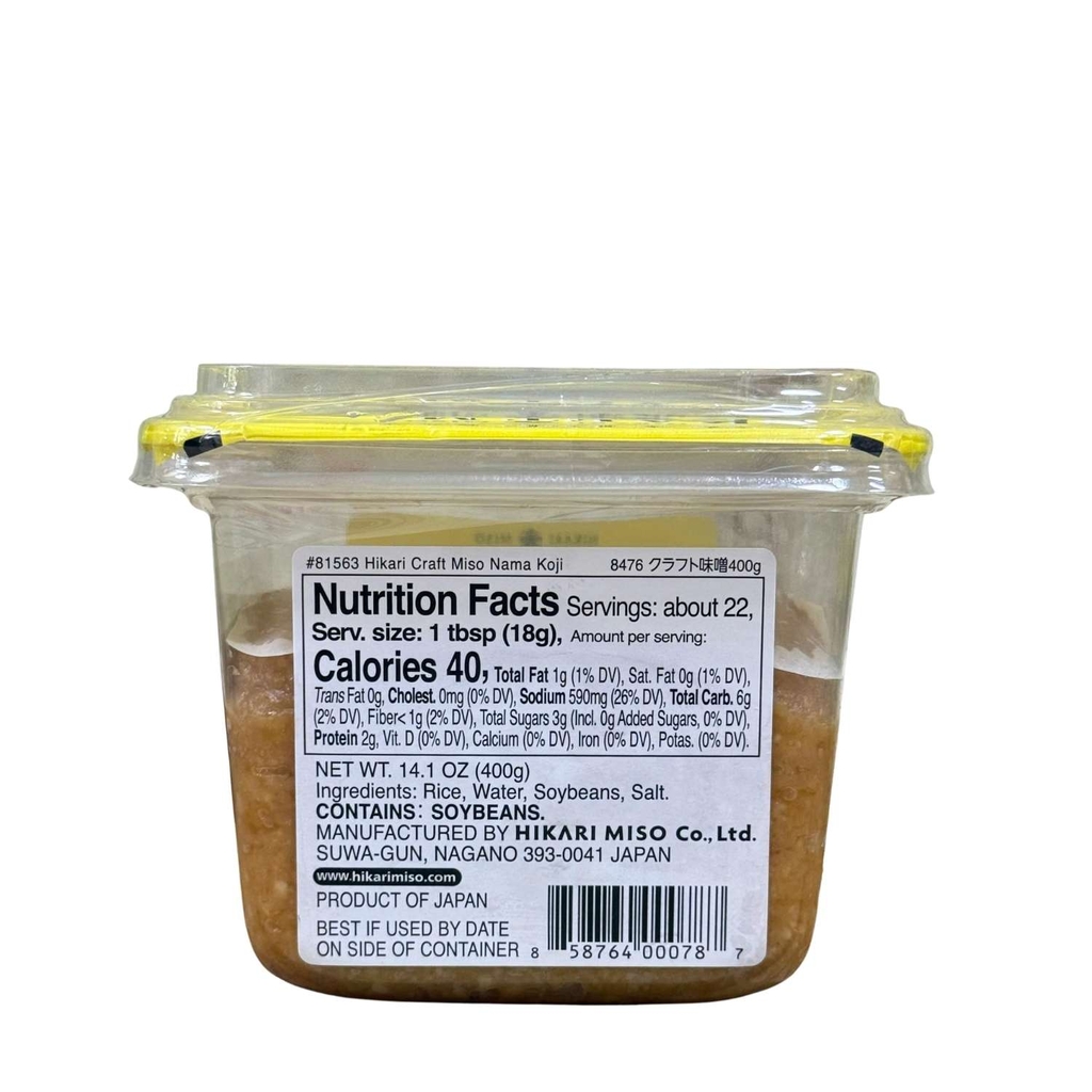 Tương Miso Hikari Craft Miso Nama-Koji 400g