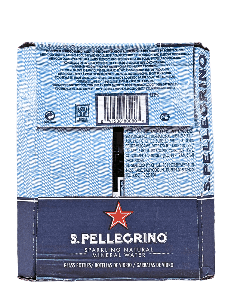 Nước Khoáng Có Ga San Pellegrino 1L (Thùng 12 Chai)
