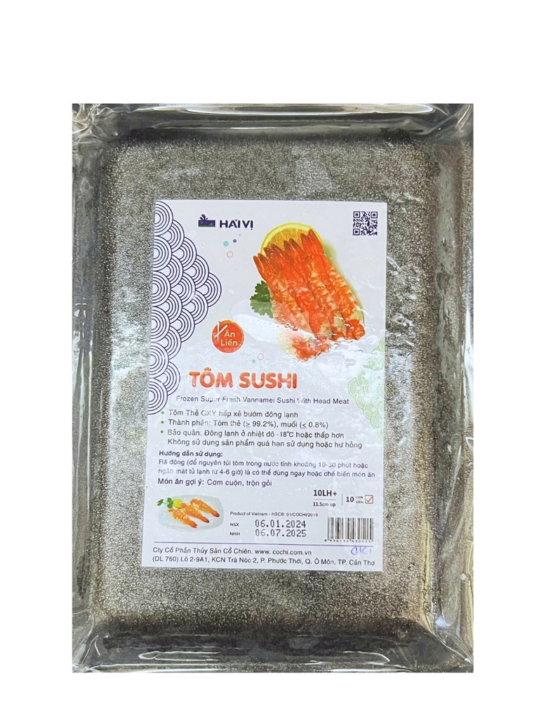 Tôm Sushi Ăn Liền 10L 120G