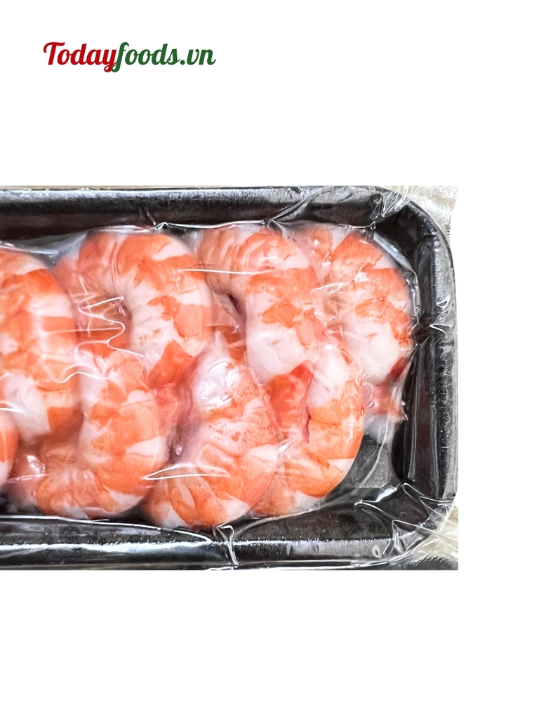 Tôm Thẻ Oxy Hấp Ăn Liền Còn Đuôi 3L 140G