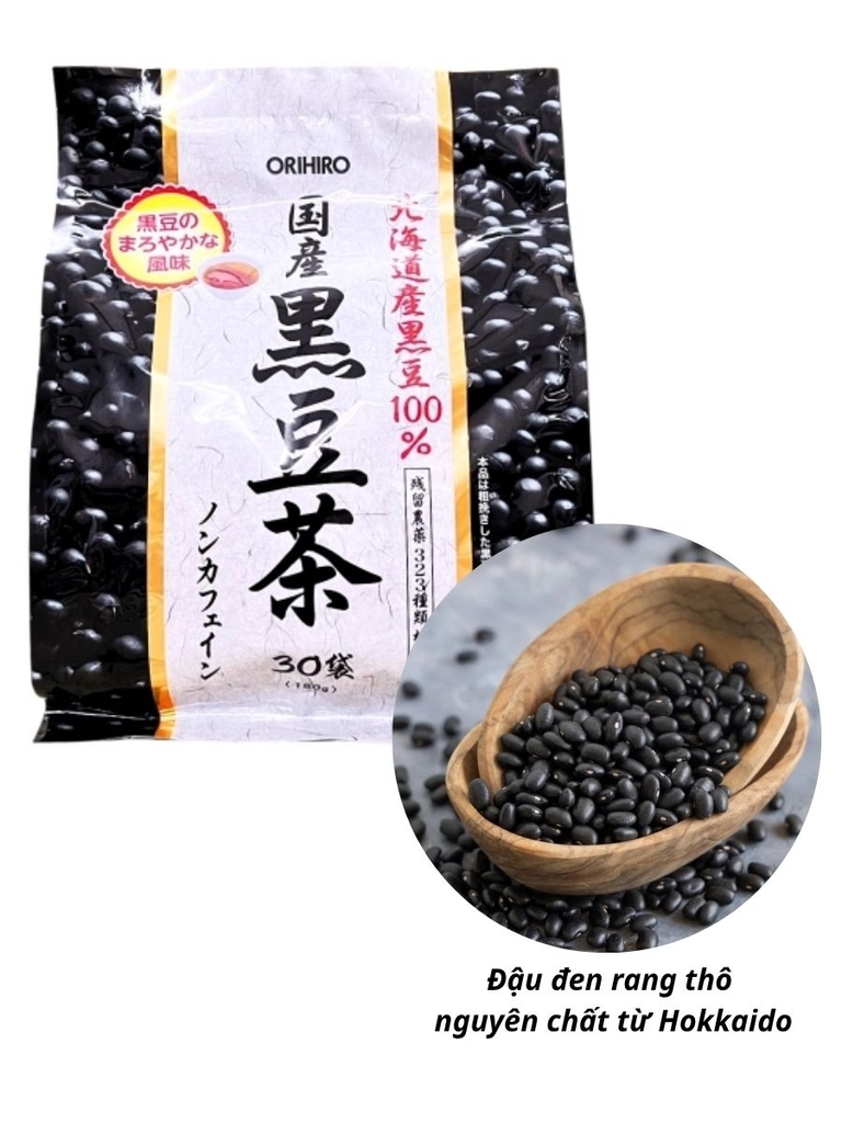 Trà Đậu Đen Orihiro Kuromamecha Tea 180G (30 Gói)