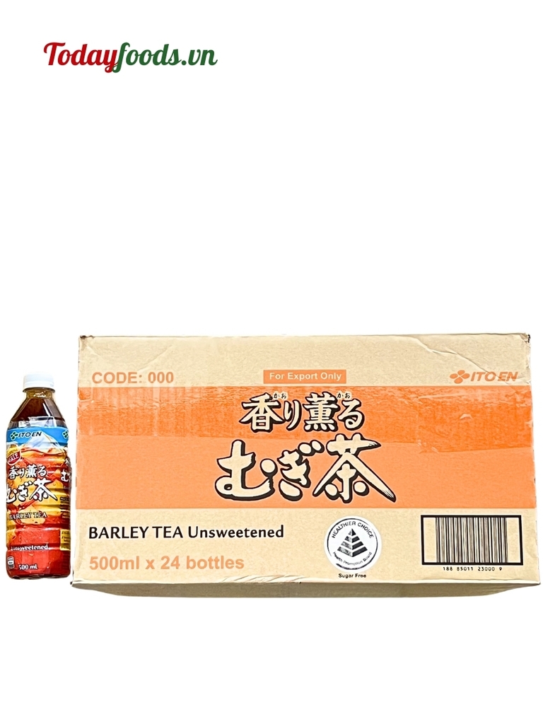 Nước Trà Lúa Mạch Itoen Không Đường 500ML (Thùng 24 chai)