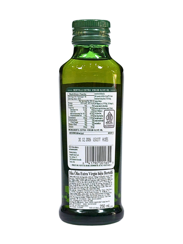 Dầu Oliu Extra Virgin Bertolli Rich Taste 250ML