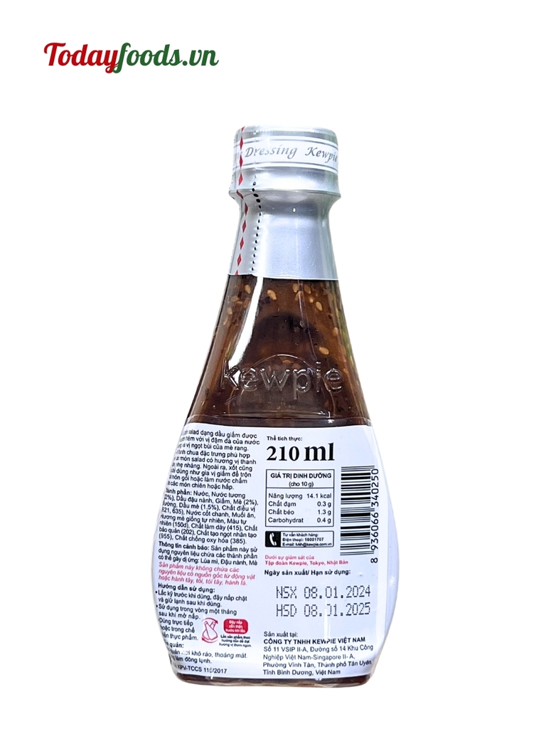 Nước Xốt Tương Mè Kewpie 210ML