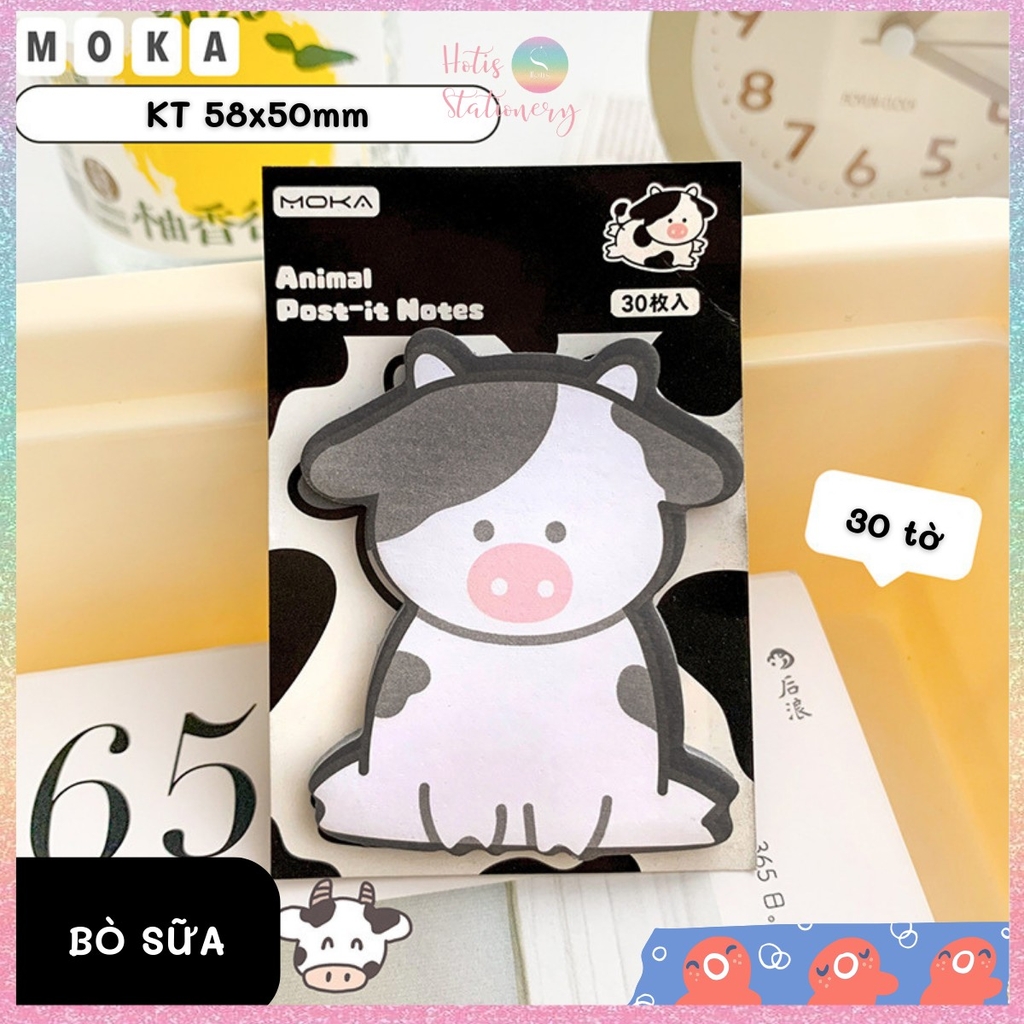 Giấy note ⚡CUTE⚡ hình chữ nhật nhiều mẫu mã dễ thương | Shopee Việt Nam