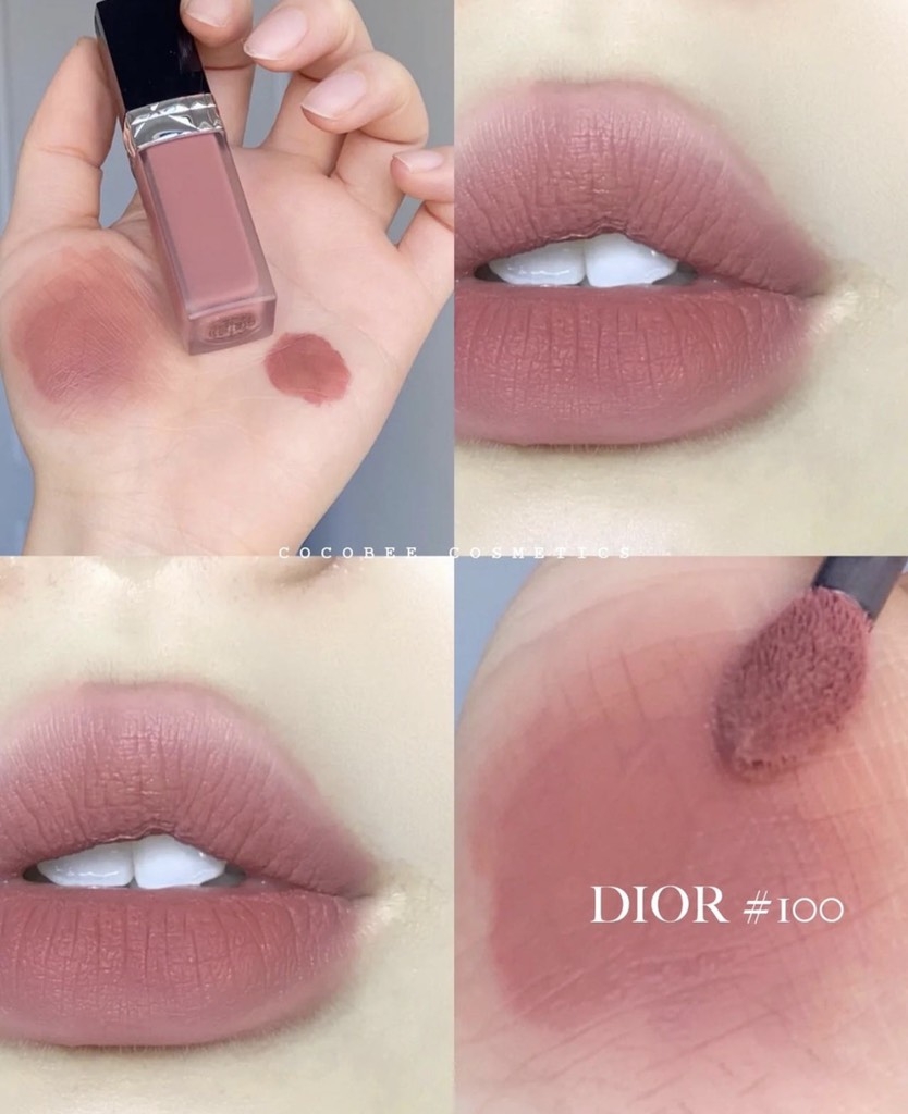 Son Dior 828 Dressed To Matte  Đỏ Nâu Đẹp Nhất Dòng Dior Liquid