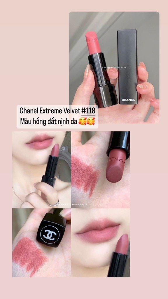 Son Chanel Rouge Allure Velvet Màu 69 Abstrait Màu Hồng Đất Đẹp Nhất  Thế  Giới Son Môi