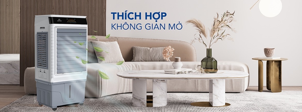 Quạt điều hòa Hòa Phát không khí HPCF1 - 052 ĐIỀU KHIỂN ĐIỆN TỬ Từ 30m² - 40m²