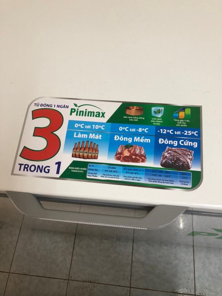 Tủ đông Pinimax sanaky PNM-89AF dung tích 900l
