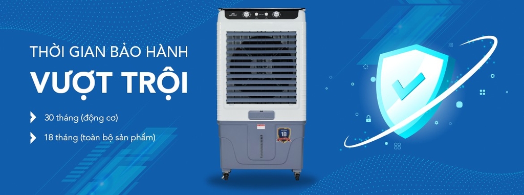Quạt Hơi nước cho phòng 062 MÀU XANH DƯƠNG Từ 40m² - dưới 50m²