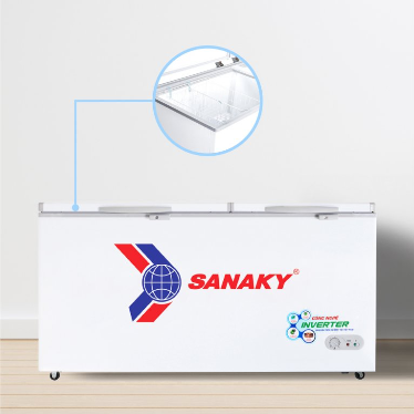 Tủ Đông Sanaky VH-6699HY3 669l 1 chế độ đông 2 canh - DÀN ĐỒNG