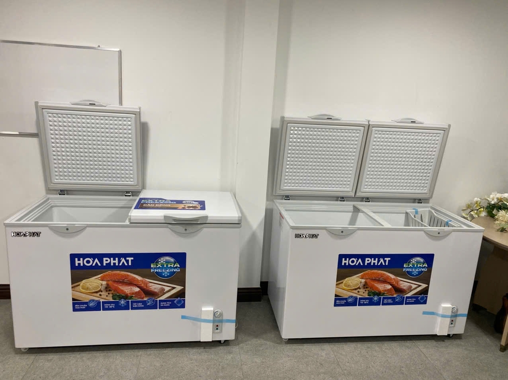 Tủ Đông dàn đồng 352 Lít Hòa Phát HPF-AD6352 1 ngăn đông, 2 cánh mở