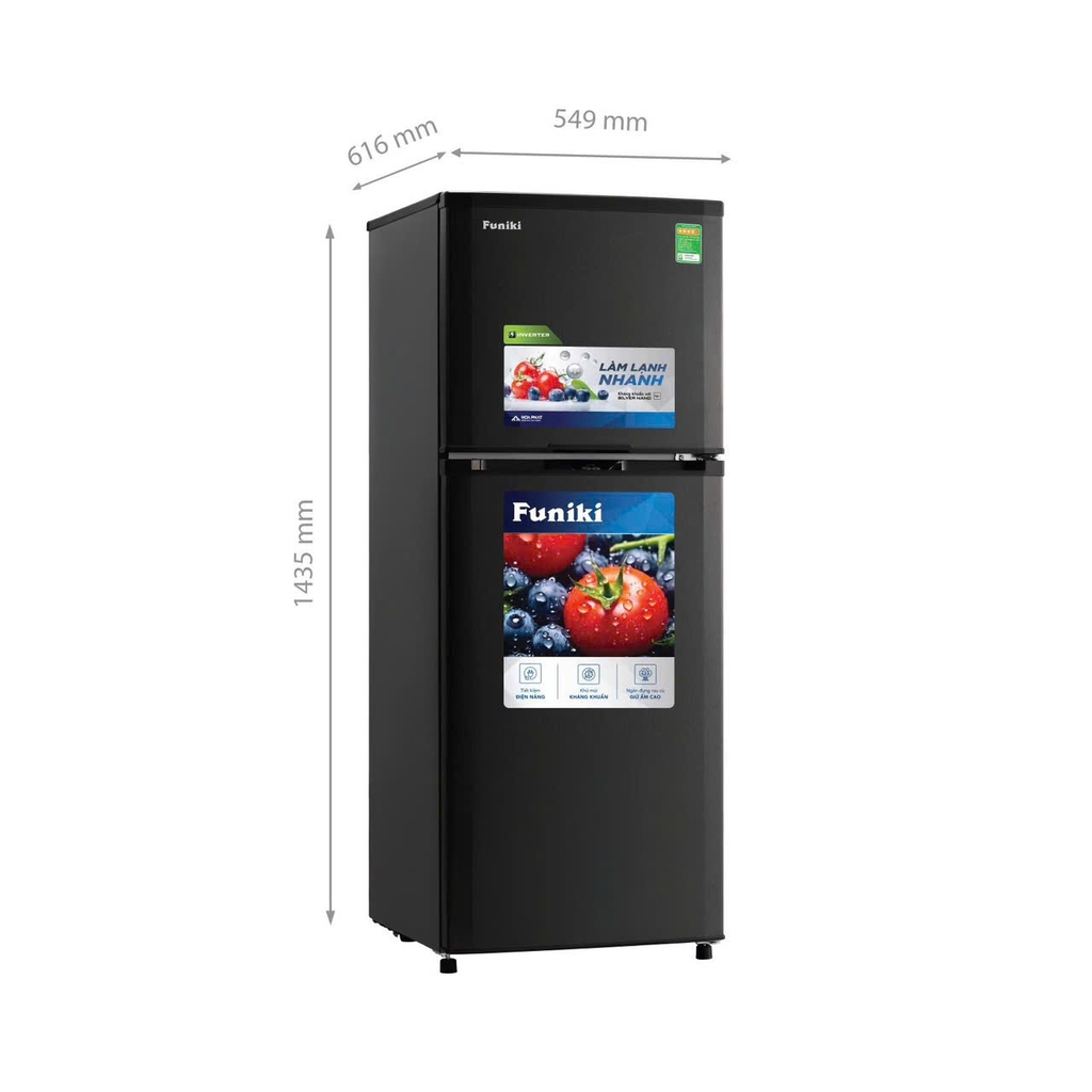 Tủ lạnh Inverter 209L Funiki HR-T8209TDG