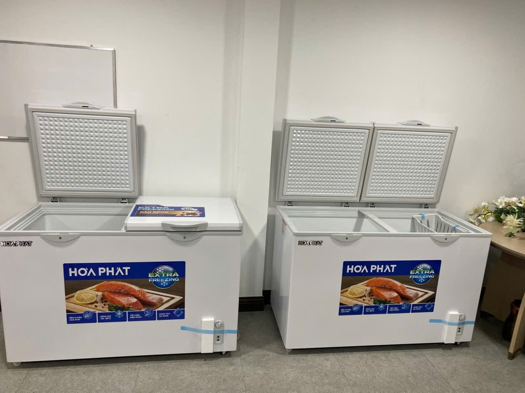 Tủ Đông dàn đồng 352 Lít Hòa Phát HPF-AD6352 1 ngăn đông, 2 cánh mở