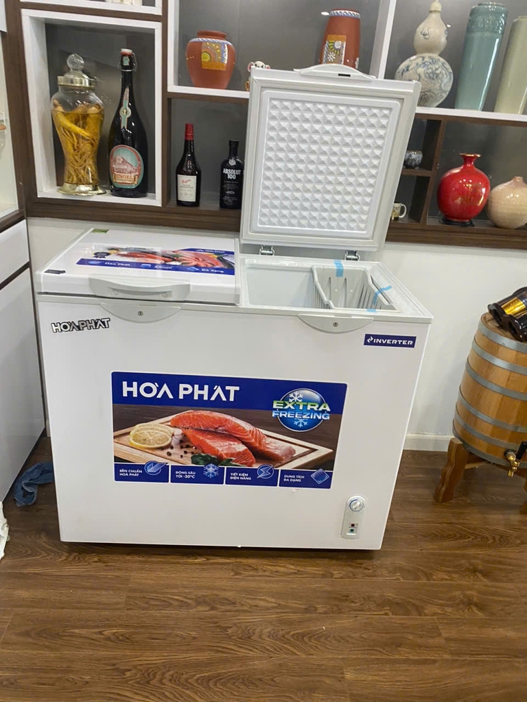 Tủ Đông Mát 205L Hòa Phát HPF-BD8205 Công nghệ Inverter, 2 ngăn 2 cửa