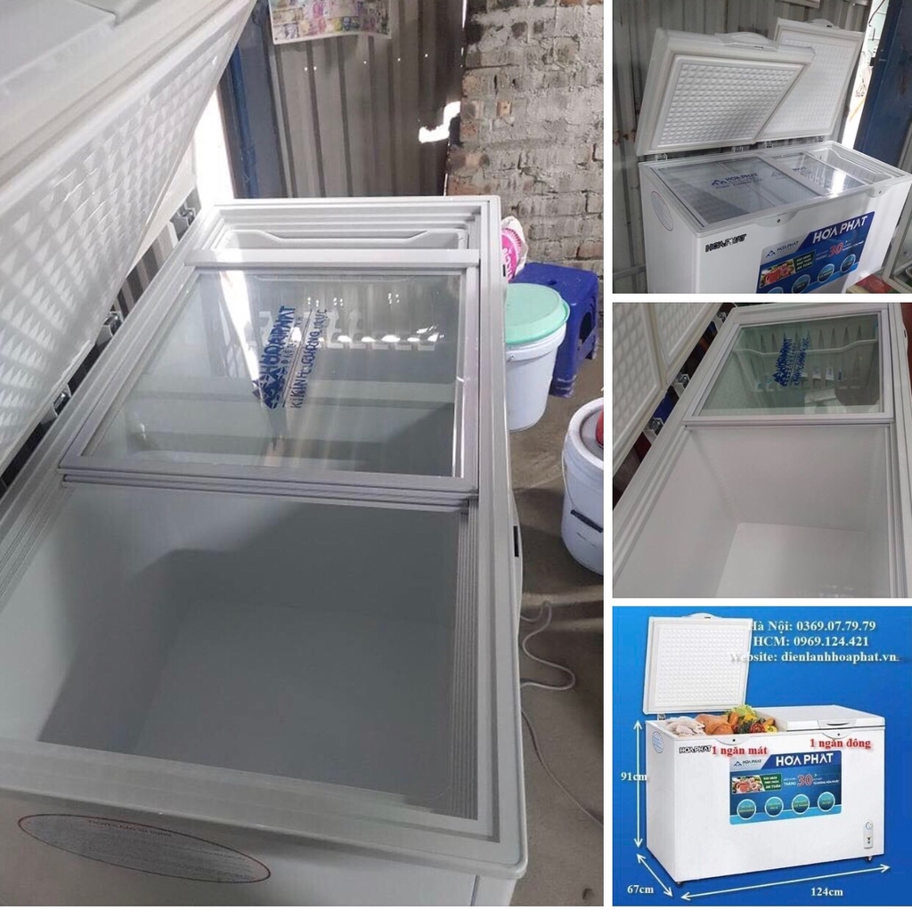 3 Mẫu tủ đông bán hàng 2 chế độ ( đông + mát) 300l - 400l - 500l.