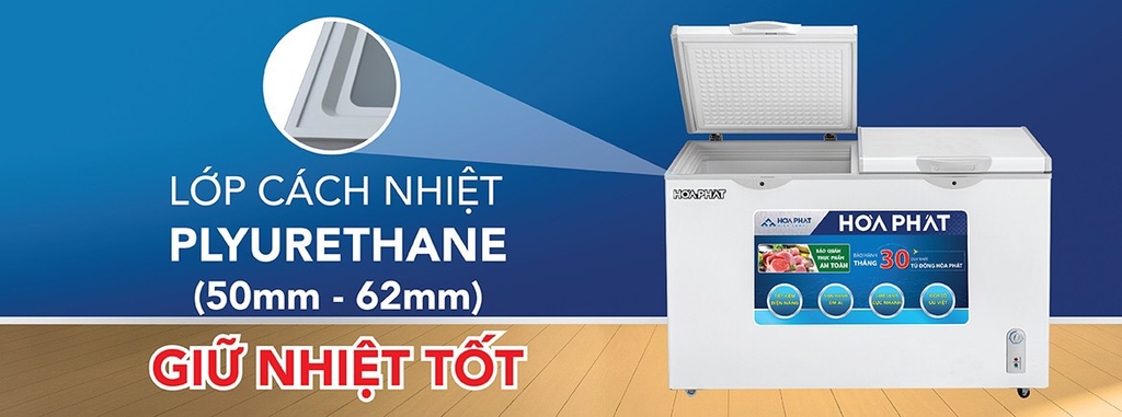 Tủ 1 ngăn đông 2 cánh mở 600L ( lòng sử dụng thực 352L) dài 1,3 MÉT