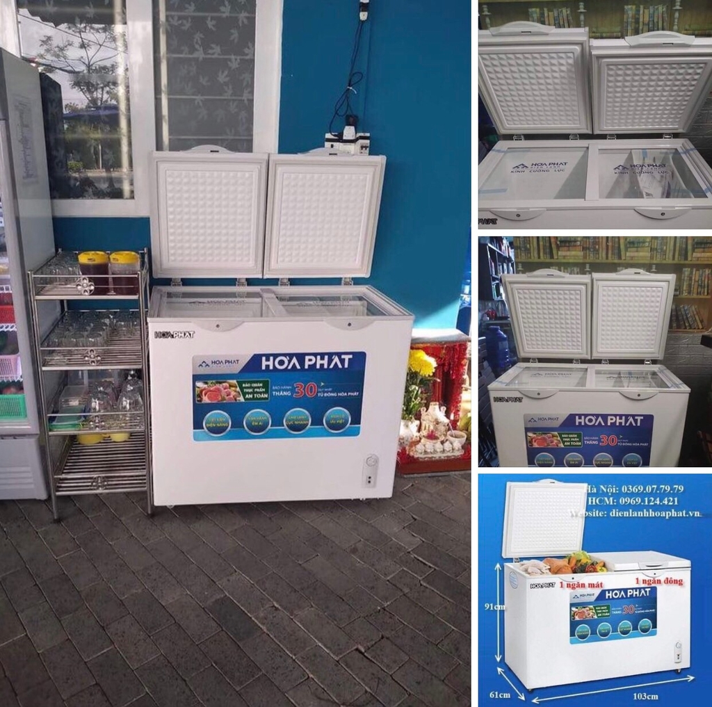 3 Mẫu tủ đông bán hàng 2 chế độ ( đông + mát) 506l - 606l - 656L