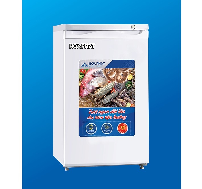 Tủ đông đứng 1 chế độ ( Đông) 110 lít - 4 tầng - dùng Gia đình trữ thực phẩm chống dịch