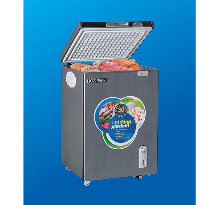 Tủ Đông Dàn Đồng 110l HCF 106S1ĐSH MÀU XÁM