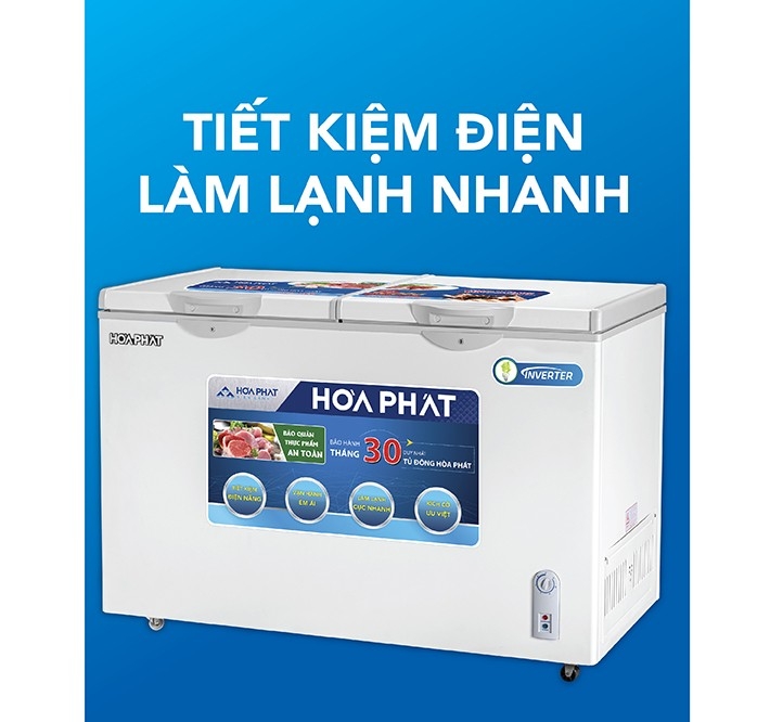Tủ 1 ngăn đông + 1 ngăn mát 500 lít ( lòng sử dụng thực 205L) dài 103 cm rộng 61cm