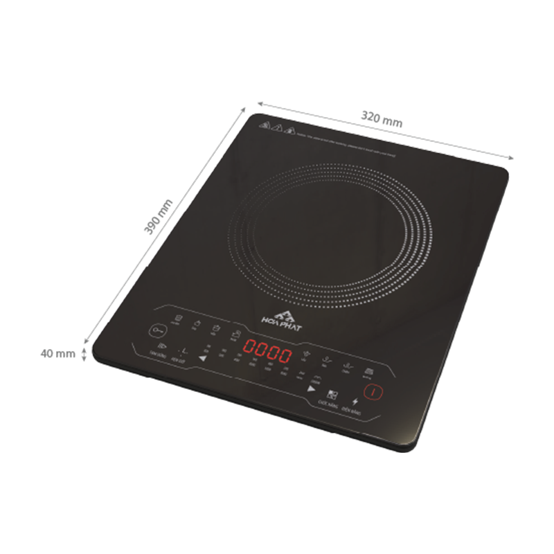 Bếp điện từ đơn Hòa Phát HPC D12A2