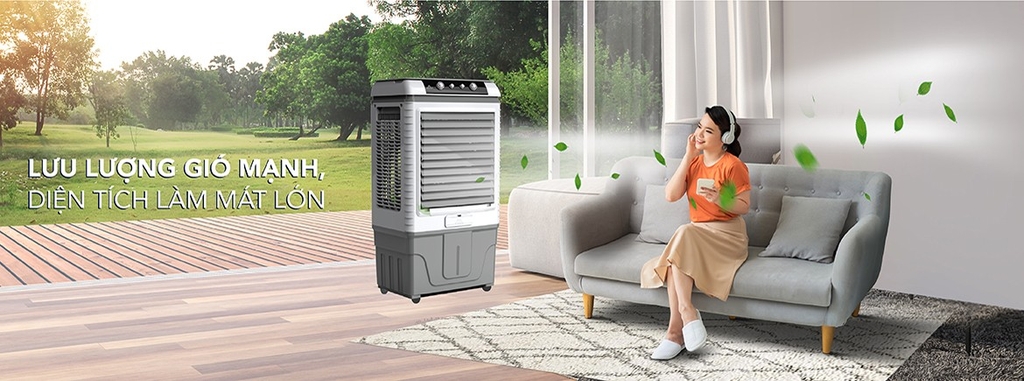 Quạt điều hòa không khí HPCF1 - 011 ĐIỀU KHIỂN CƠ Từ 40m² - dưới 50m²