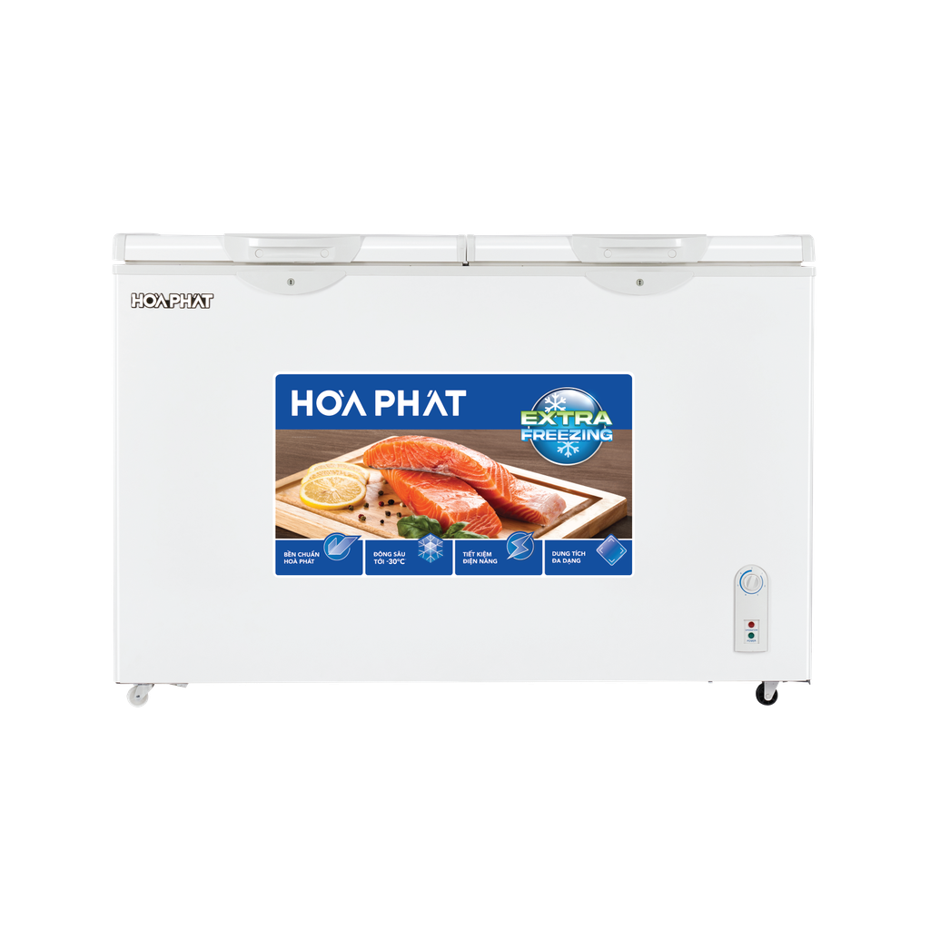Tủ đông Hòa Phát 2 ngăn 2 cánh HPF BD6205 500l lòng sử dụng 205L