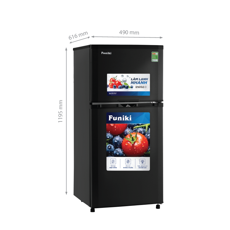 Tủ lạnh Funiki HR T6159TDG 159 lít
