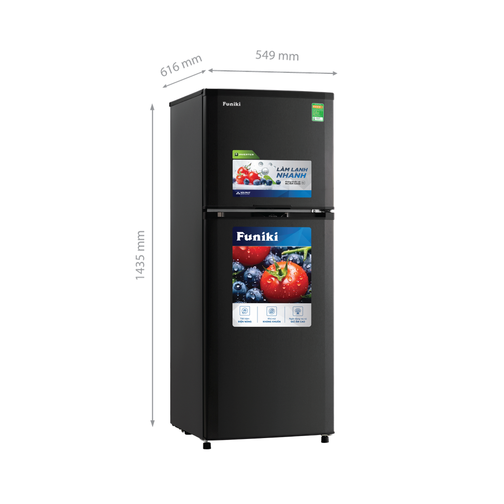 Tủ lạnh Funiki Inverter HR T8209TDG 209 lít