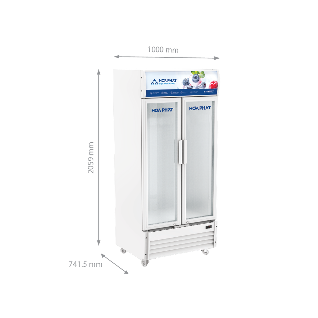 Tủ Mát 812L Inverter Hòa Phát HSR-D8812