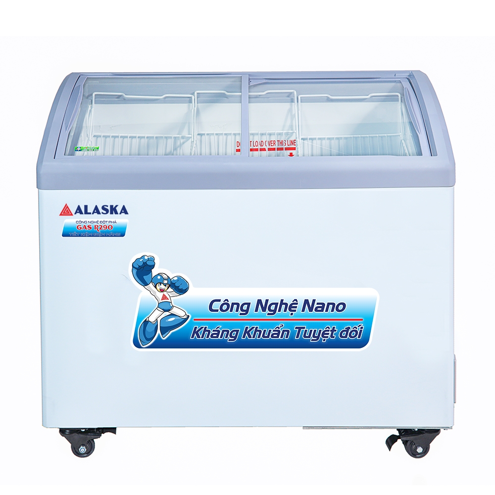 TỦ BÀY HÀNG KÍNH CONG KC-210