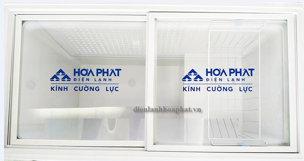 Tủ đông bán hàng Hòa Phát 300l 1 chế độ đông chính hãng