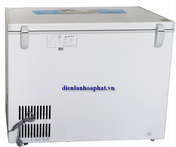 Tủ đông bán hàng Hòa Phát 300l 1 chế độ đông chính hãng.