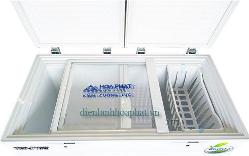 Tủ đông Hòa Phát 205l, tủ mini 2 ngăn đông và mát