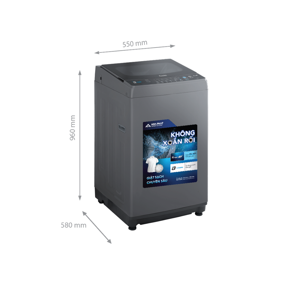 Máy giặt cửa trên Funiki HWM T6105ABG 10.5 kg