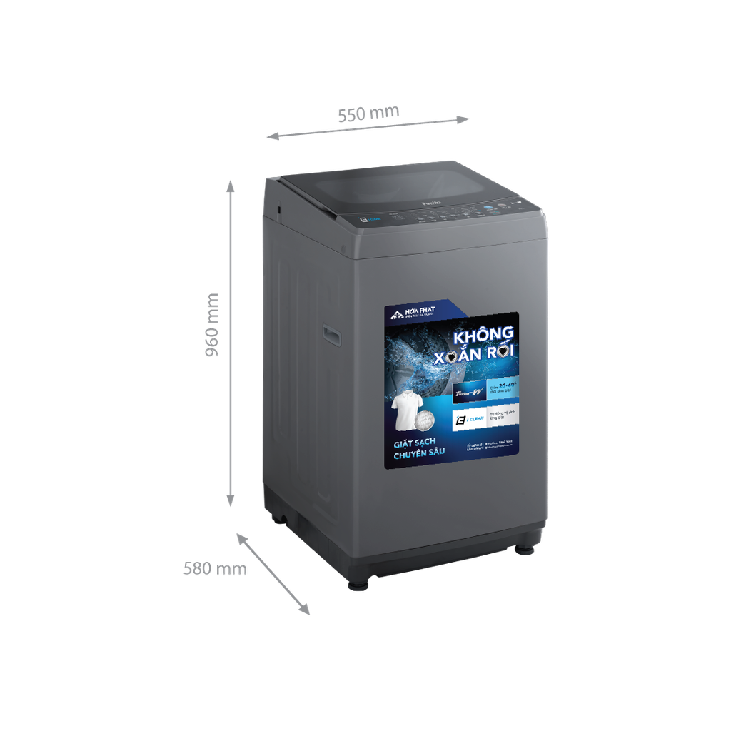 Máy giặt cửa trên Funiki HWM T695ABG 9.5 kg