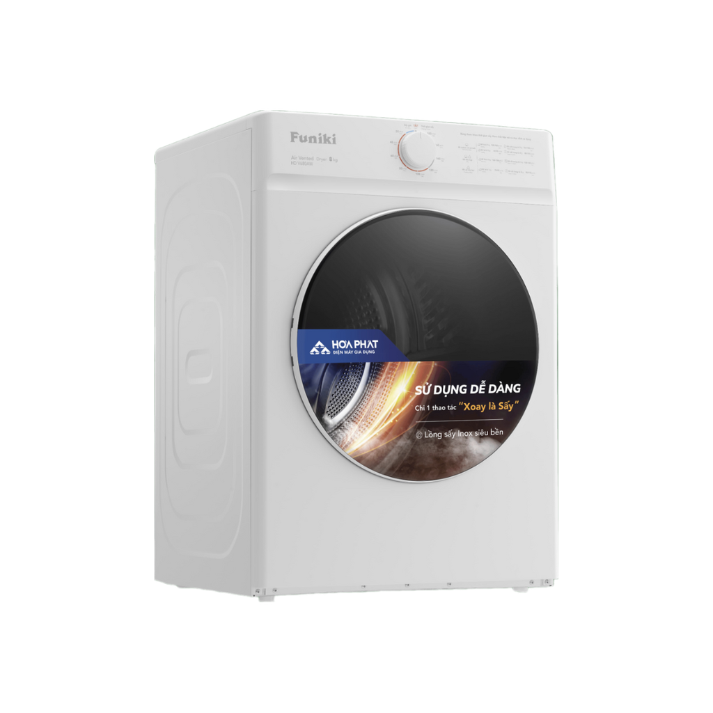 Máy sấy thông hơi Funiki HD V680AW 8kg